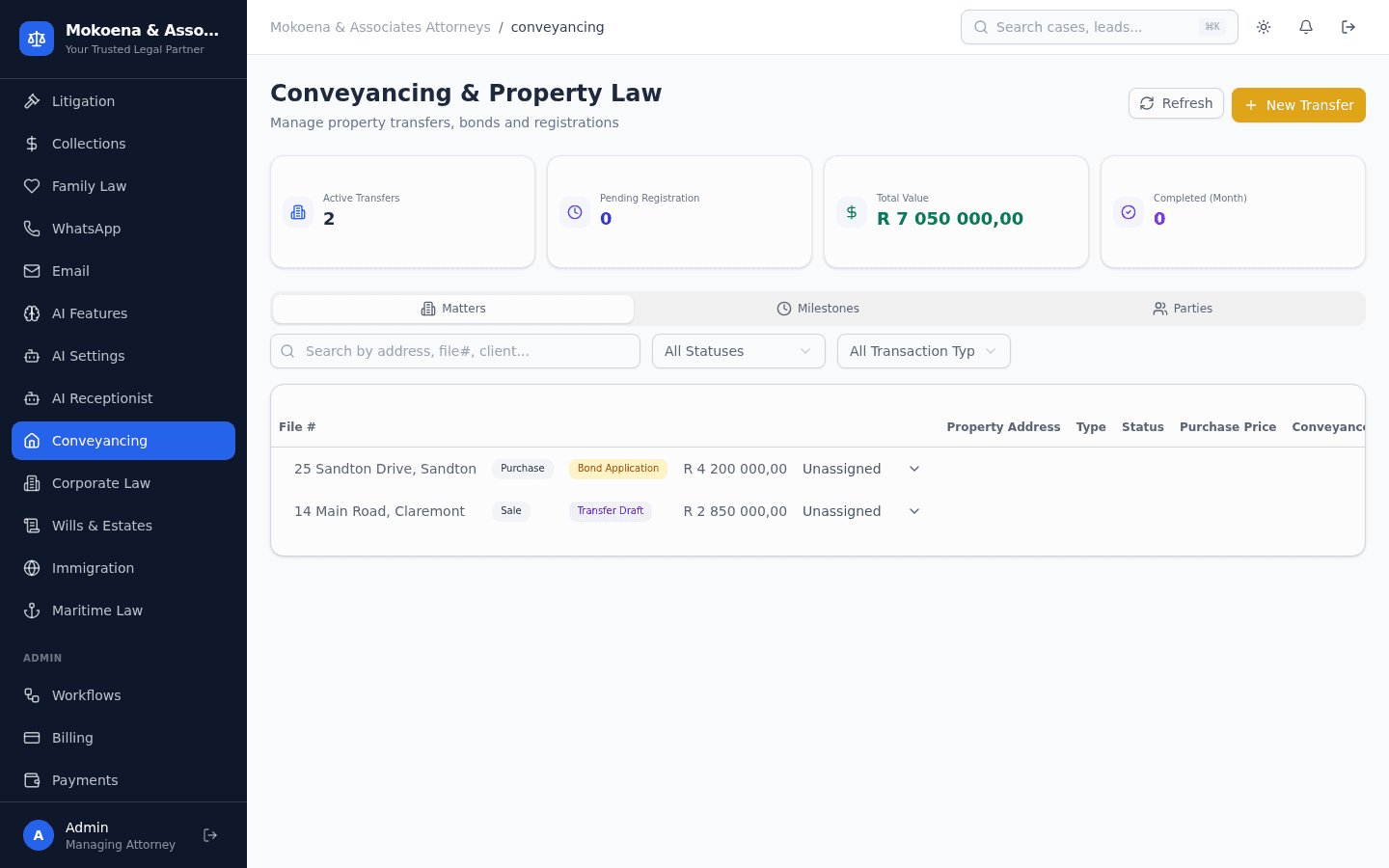 Conveyancing