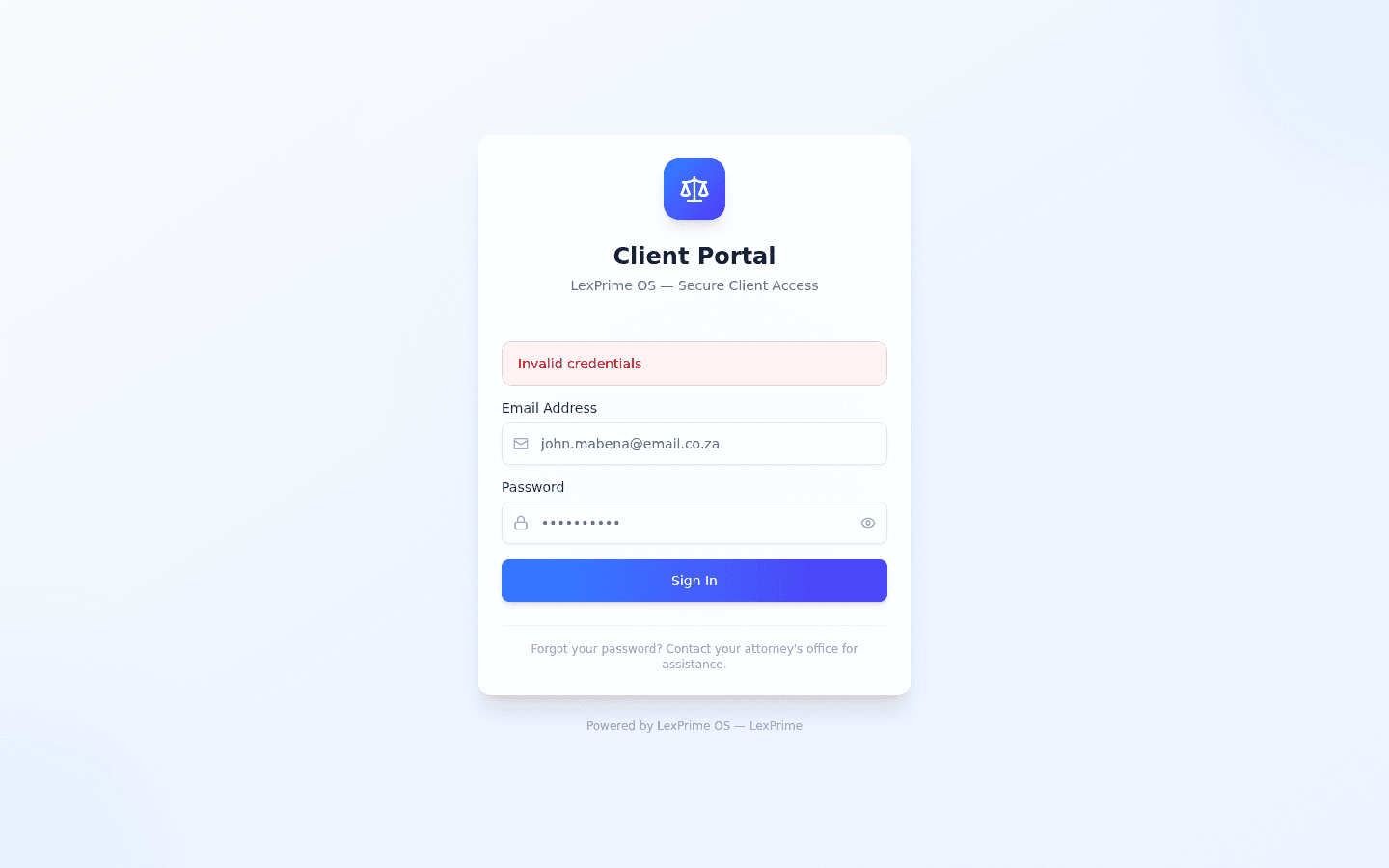 Client Portal